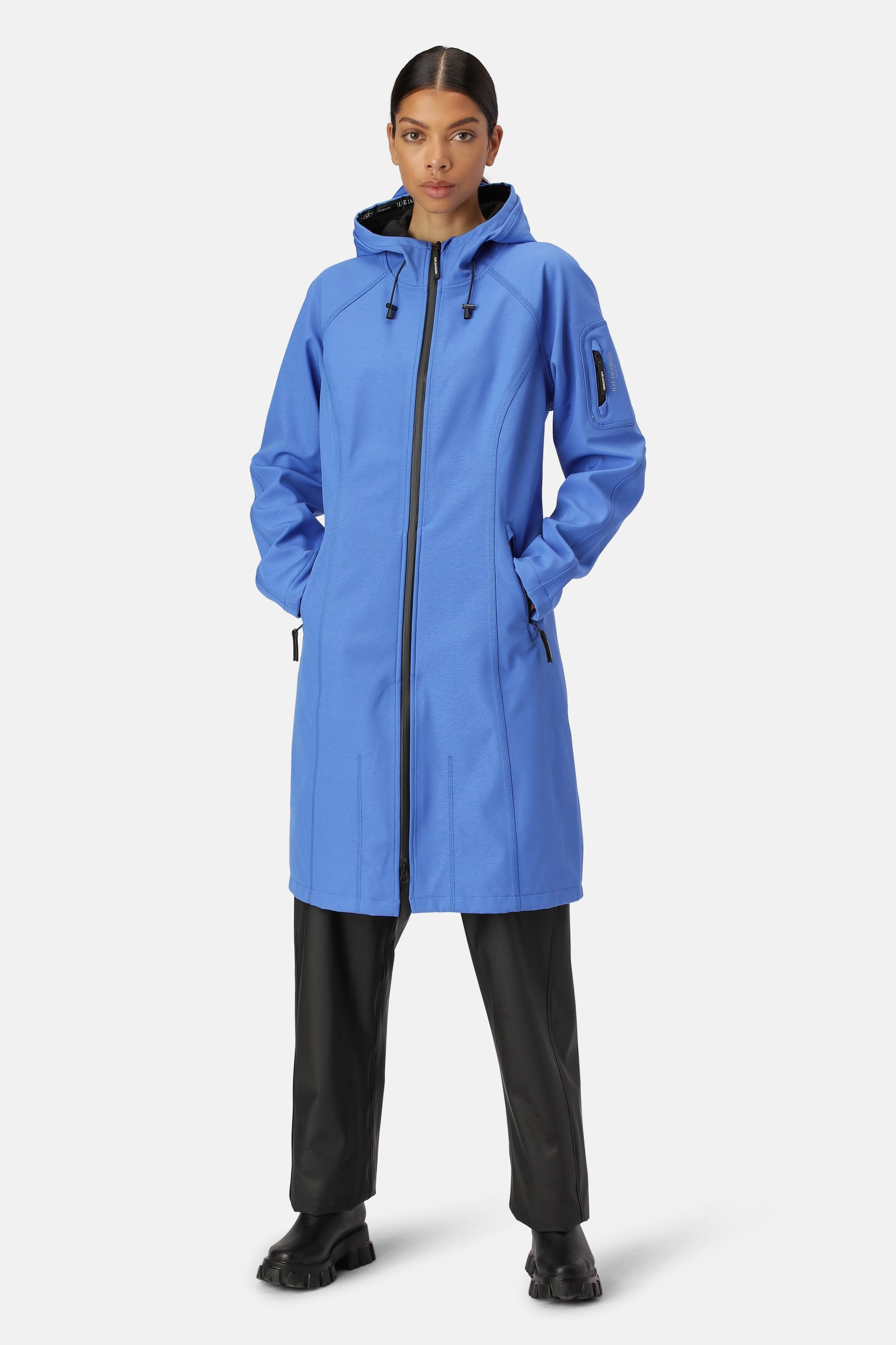 Long Softshell Raincoat - Light Regatta